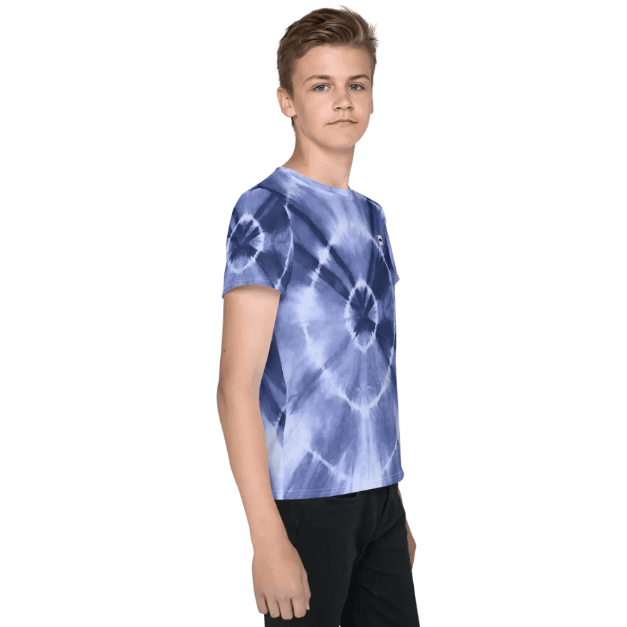 Aqua Dream Tie-Dye Youth T-Shirt product image (4)