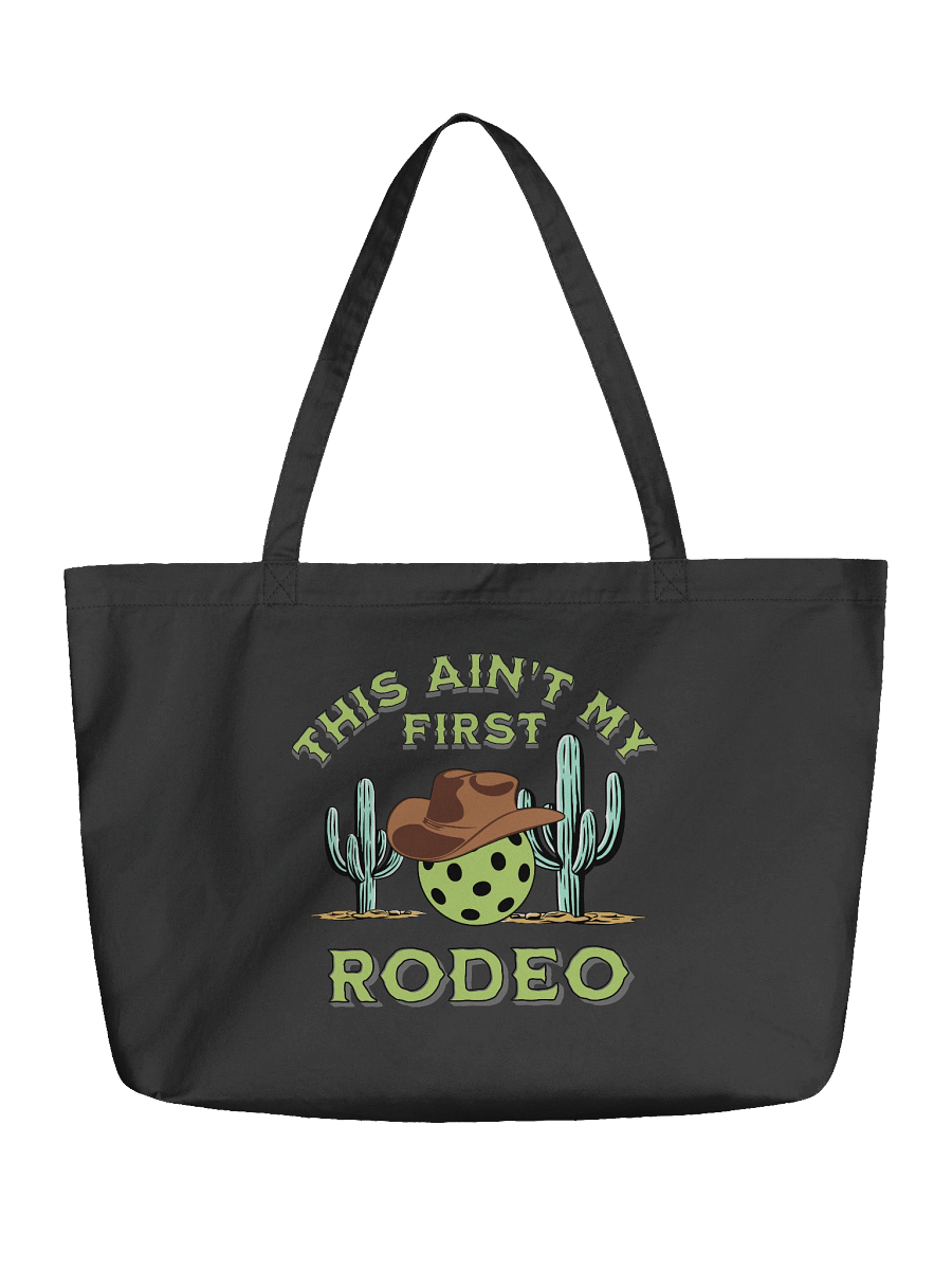 This Aint My First Rodeo Pickleball Cowboy Eco Tote product image (2)