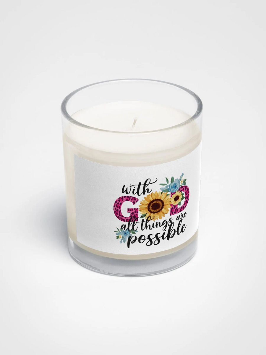 With God All Things Are Possible Soy Candle product image (2)