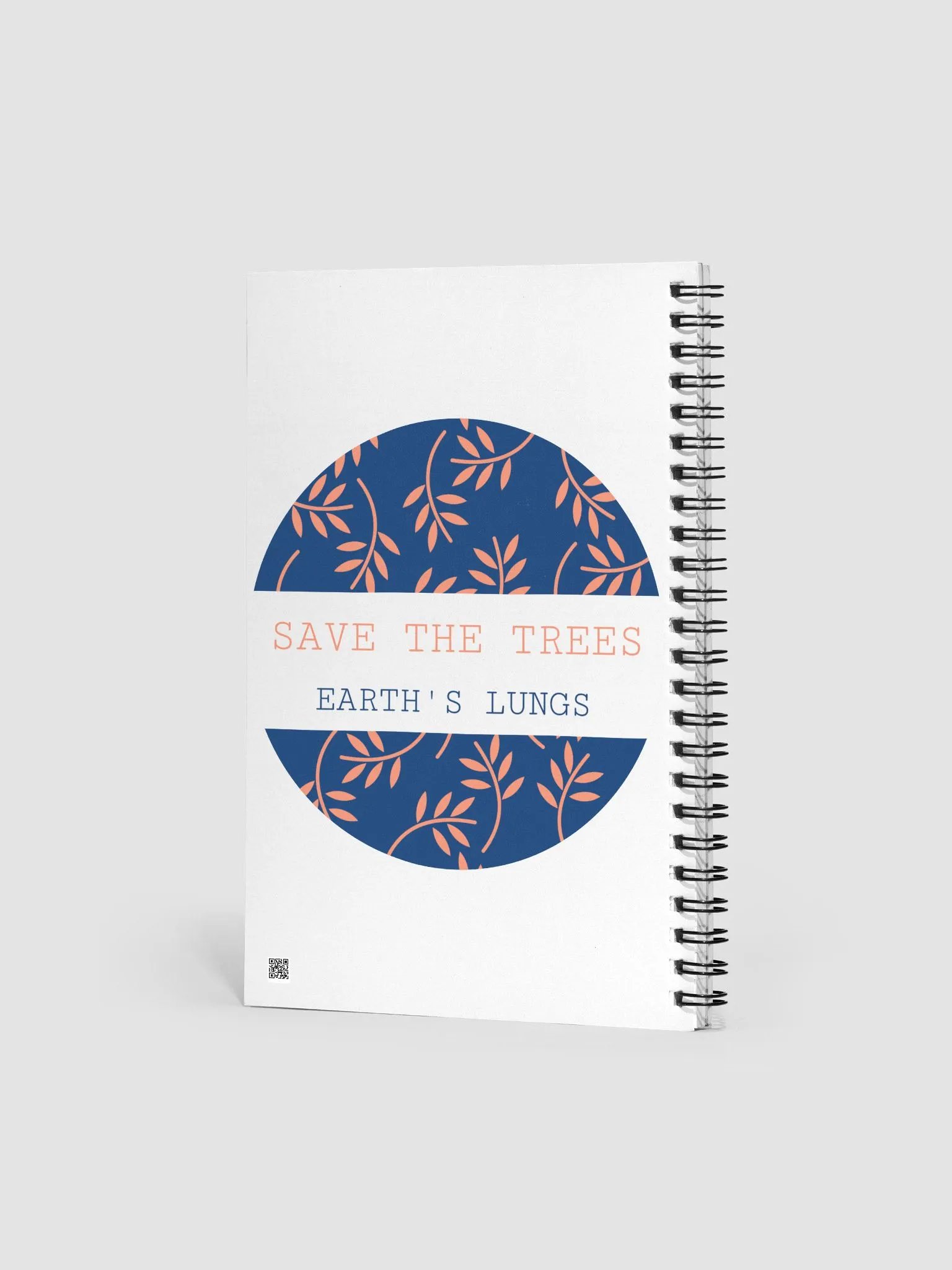 save the trees, earth's lungs, Spiral Notebook product image (2)