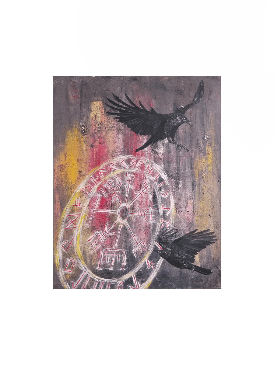 Hither Huginn Thither Muninn Print product image (3)