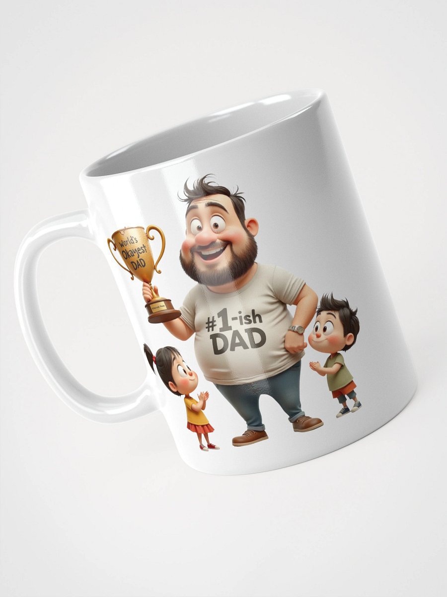 World’s Okayest Dad – Funny Cartoon Father’s Day Design product image (3)