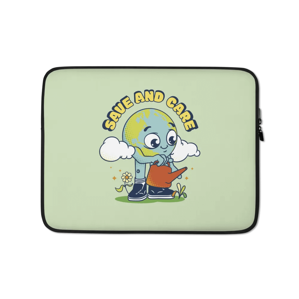 "Earthly Care Laptop Sleeve 13 & 15 Inch: Eco-Friendly Protection for Your Device product image (1)