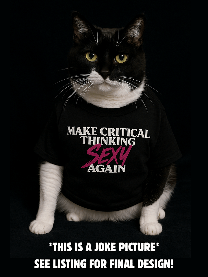 Make Critical Thinking Sexy Again! Black/Grey Unisex product image (2)