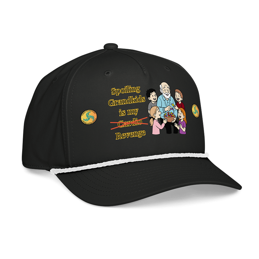 Spoiling Grandkids is my Cardio (Male) Richardson Five-Panel Classic Rope Cap product image (4)