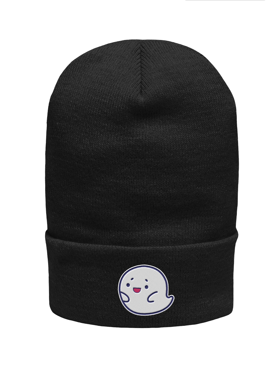 Spooky Ghost Embroidered Beanie product image (1)
