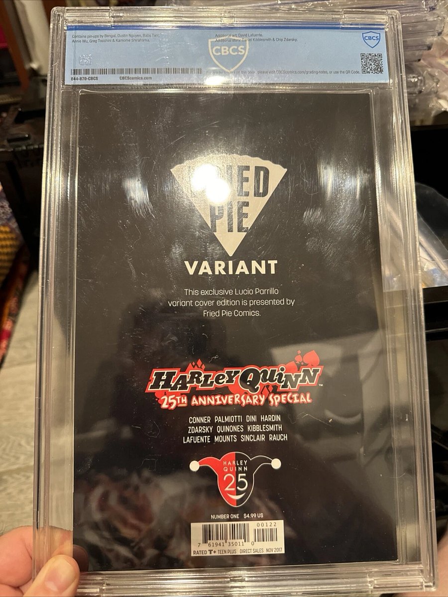 Harley Quinn 25th Anniversary Special #1 (2017) CBCS 9.8 | Fried Pie Virgin Exclusive | Lucio Parrillo Harley Quinn & Poison Ivy Cover product image (2)