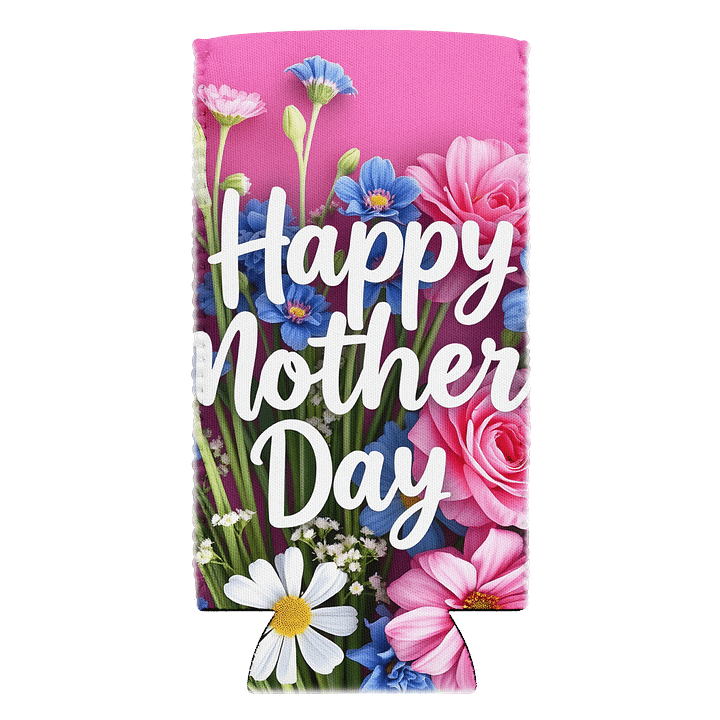 Mom's Day Floral Can Cooler product image (2)
