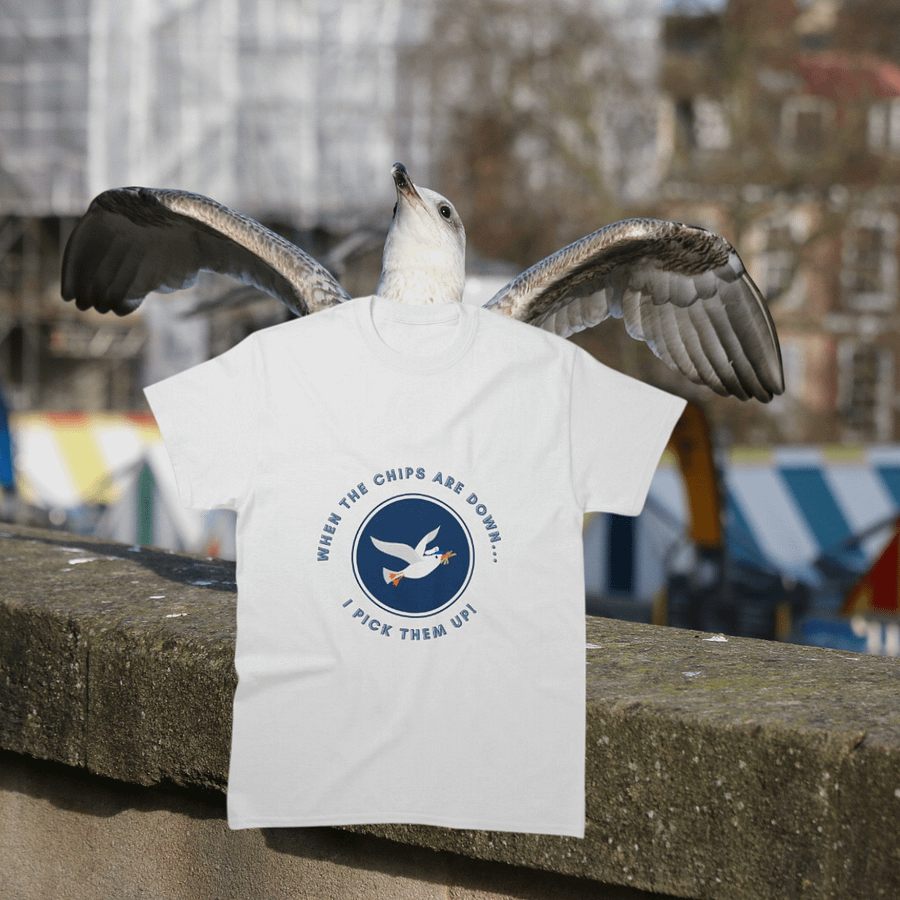 When the Chips are Down I Pick Them Up! Heavyweight t-shirt dark colours product image (21)