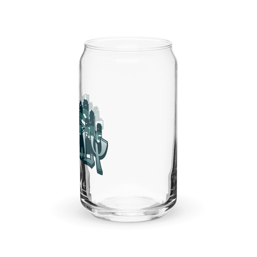 GREEN PHILLY CITYSCAPE Can-Shaped Glass - GREEN product image (9)