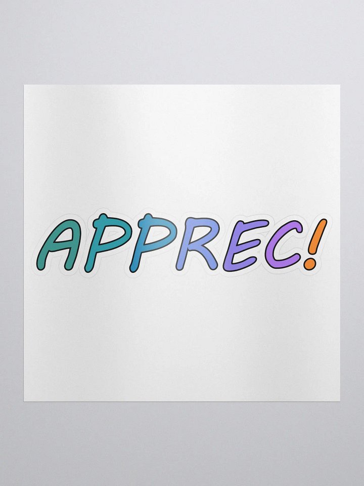 APPREC! STICKER product image (2)