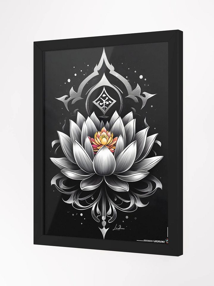Lotus Zen Blossom : Framed Artistic Poster product image (2)