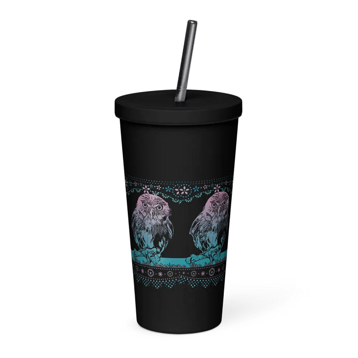 KC, The Vibe (owl), Black Tumbler product image (2)