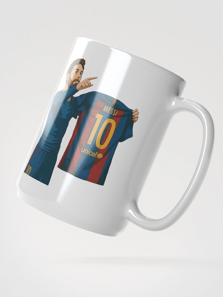 Glossy Mug - Lionel Messi Goal Celebration - Barcelona (Various Colours) product image (2)