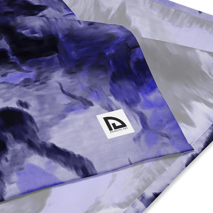Purple Fluid Art Bandana product image (4)
