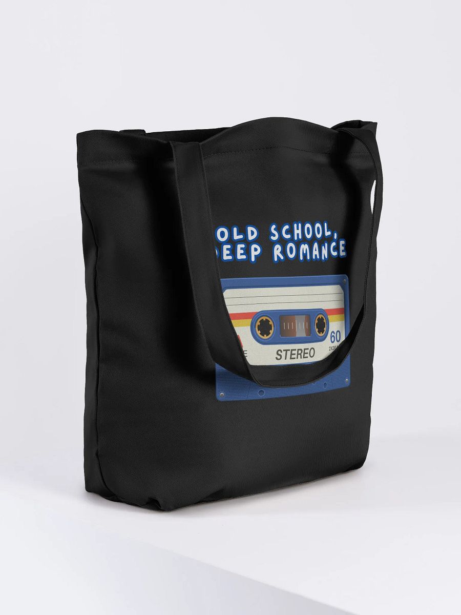 Retro Romance Cassette Tape Tote Bag | old school deep romance product image (8)