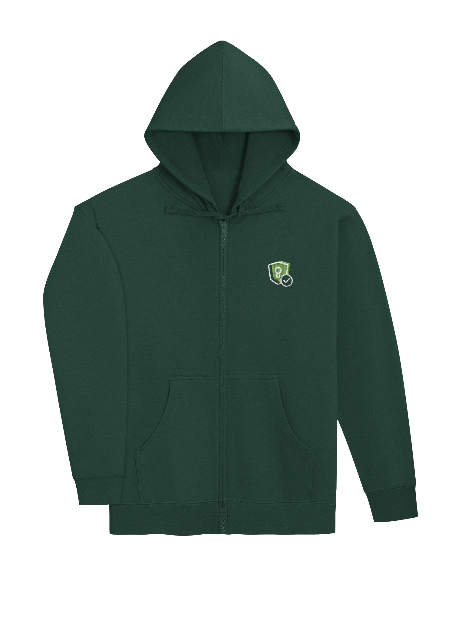 Privacy Guides Shield - Zip-up Hoodie (Embroidered) product image (3)
