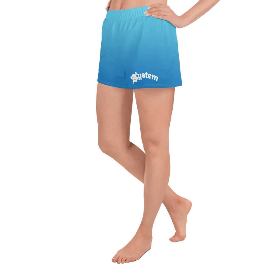 TAKE YOUR FLOWERS Women's Shorts Easter Blue product image (4)