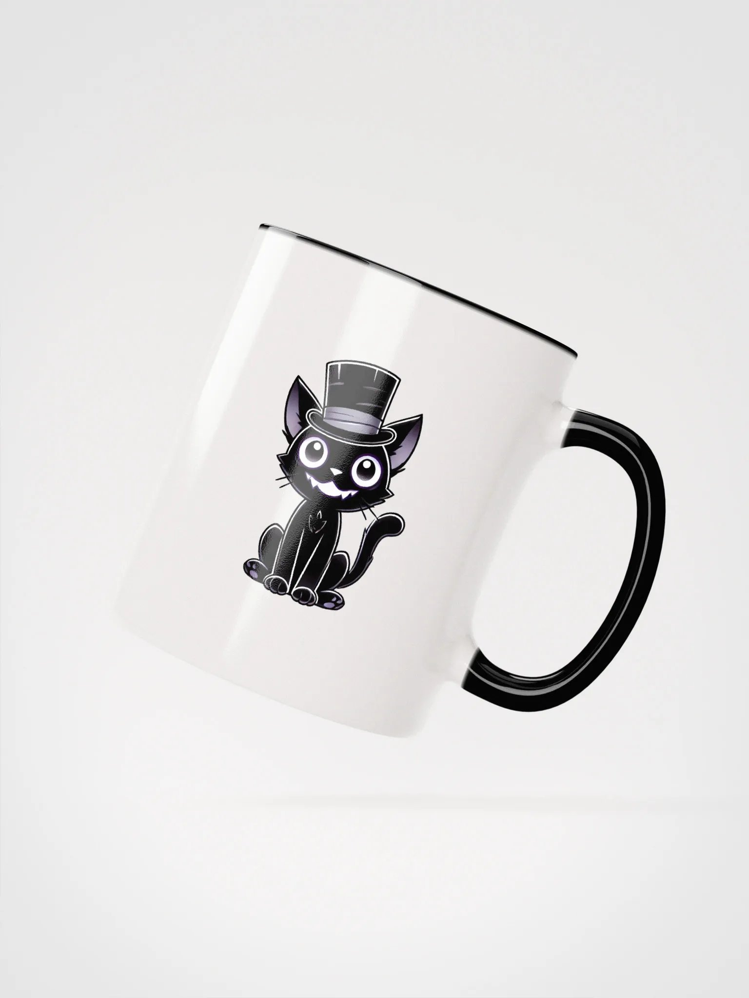 Black Cat Top Hat Mug product image (15)
