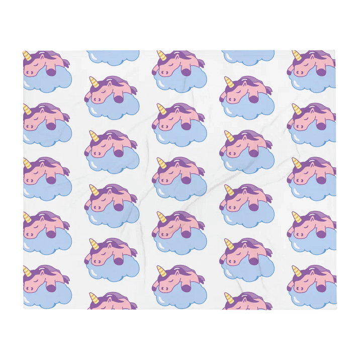 Dreamy Unicorn Cloud Throw Blanket product image (2)