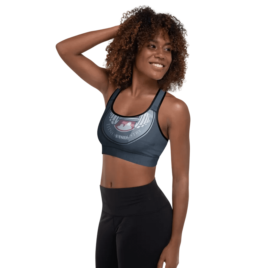 BIGFLEX DOGG ATHLETICS's All-Over Print Padded Sports Bra product image (3)