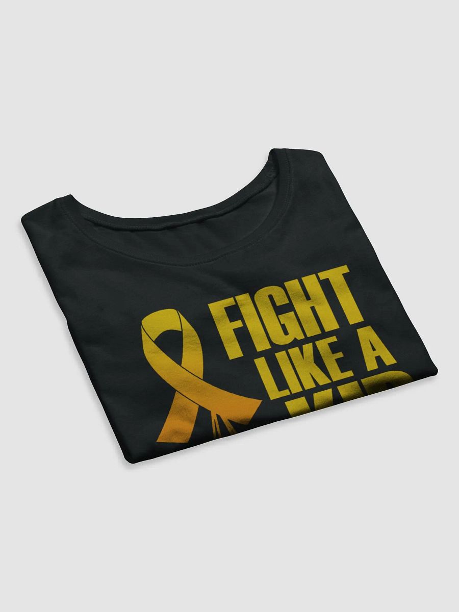 Fight Like A Kid Childhood cancer Awareness Crop T product image (7)