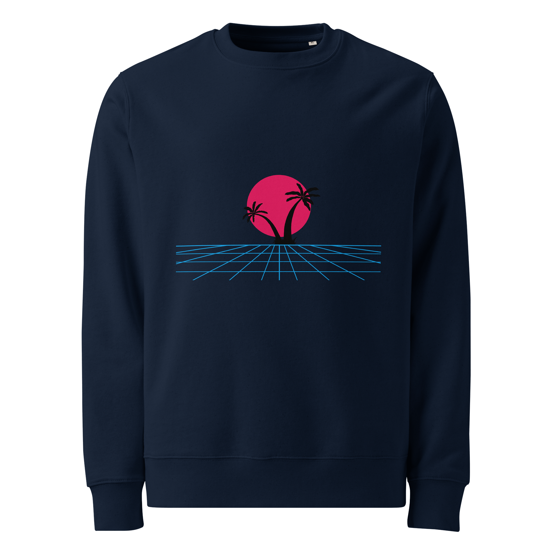 Retro Palms Organic Sweatshirt product image (1)