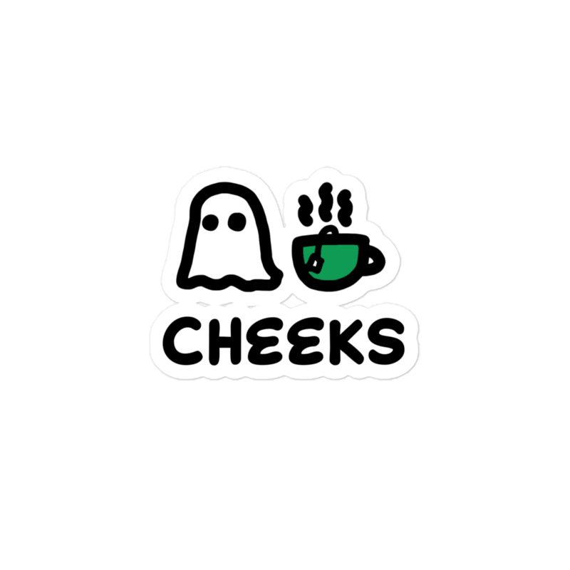 BooTeaCheeks Sticker product image (1)