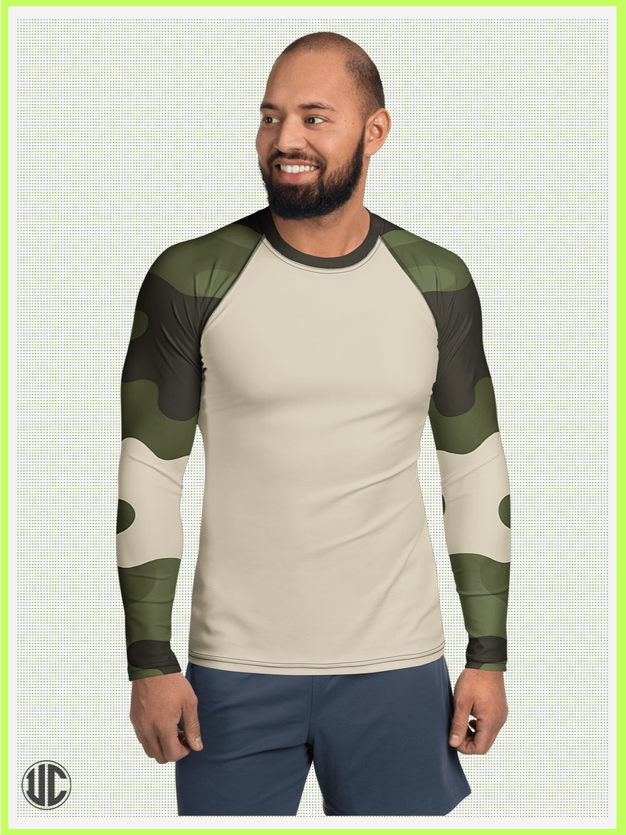 Becker’s Modern Camo – Men’s Rash Guard product image (1)