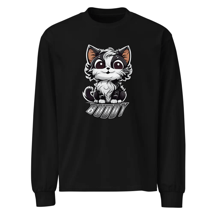 Buddy AS Colour Unisex Premium Heavyweight Long Sleeve Shirt product image (1)