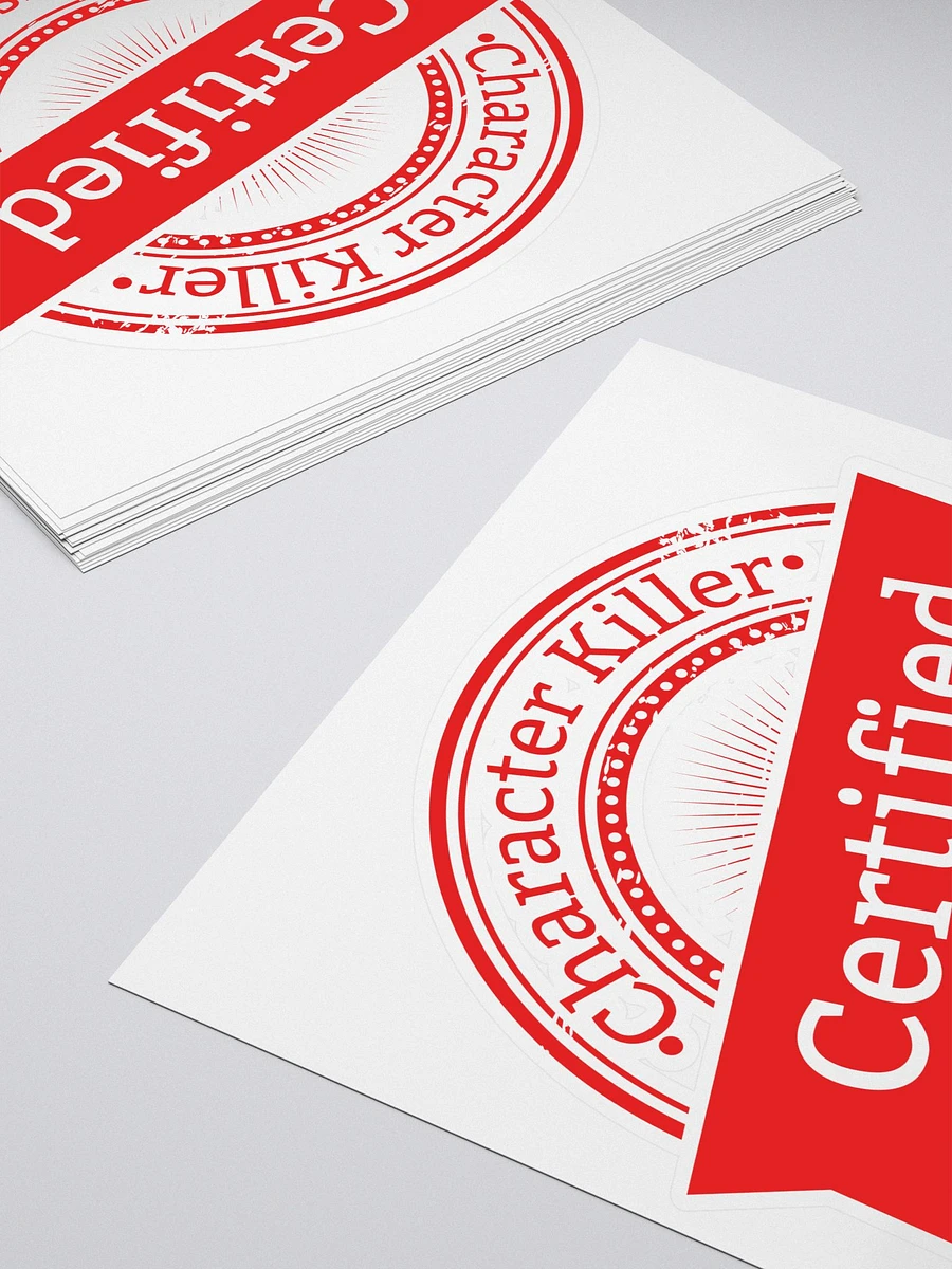 Certified Character Killer Sticker product image (4)