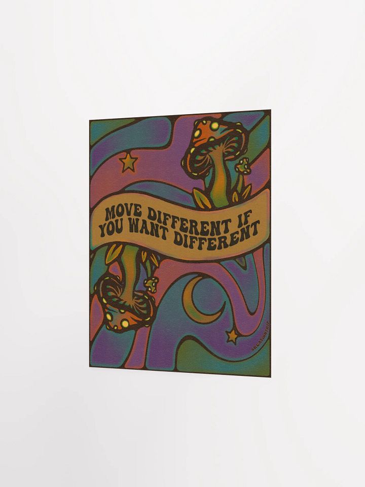 Matte Poster - Move Different product image (3)