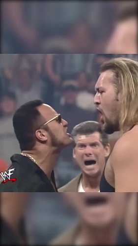 The Rock meets The Big Show😂 #reels #wwe #therock #funny #wrestling #wwf #raw #smackdown #attitudeera #wrestlingclip