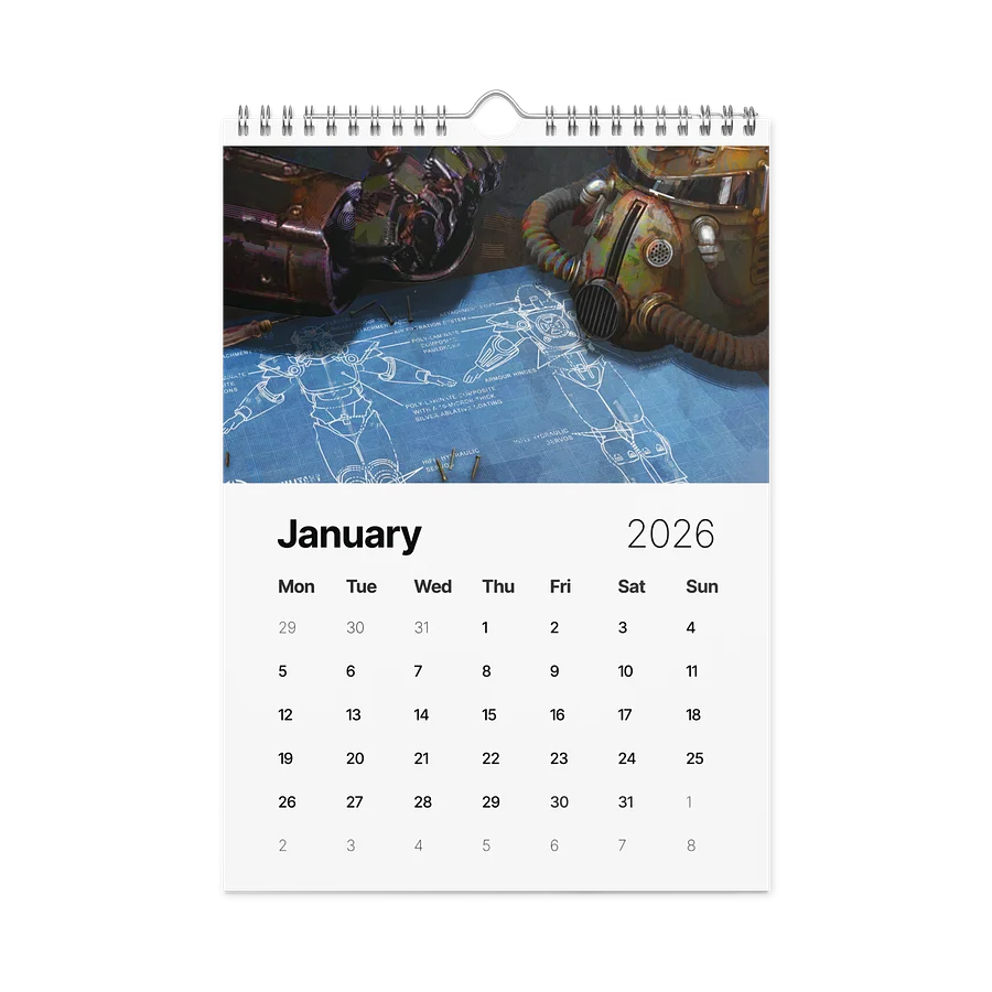 Oxhorn's 2026 Thumbnail Calendar product image (2)