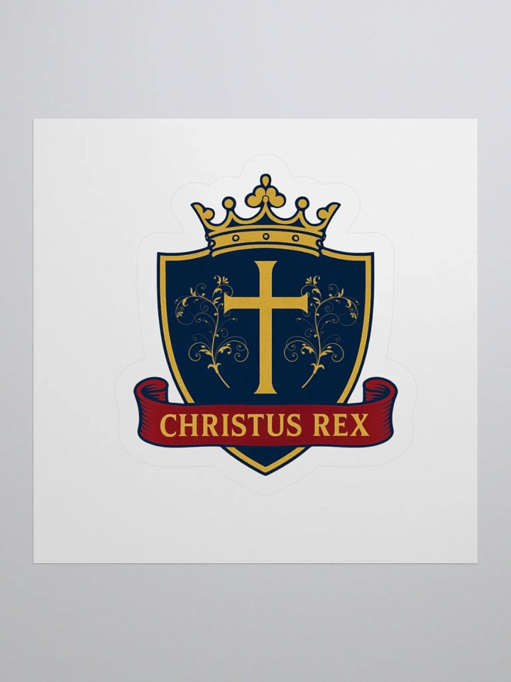 Christus Rex sticker product image (2)
