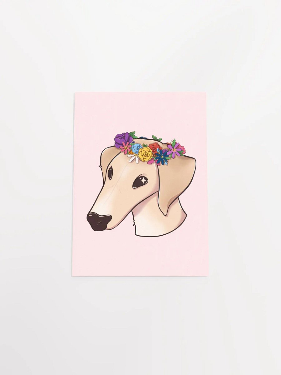Joey 'Flower Crown' Print - Pink product image (7)