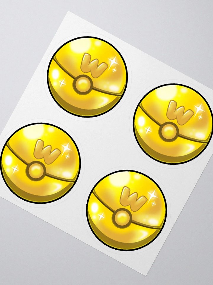 4x Goldball Stickers product image (2)