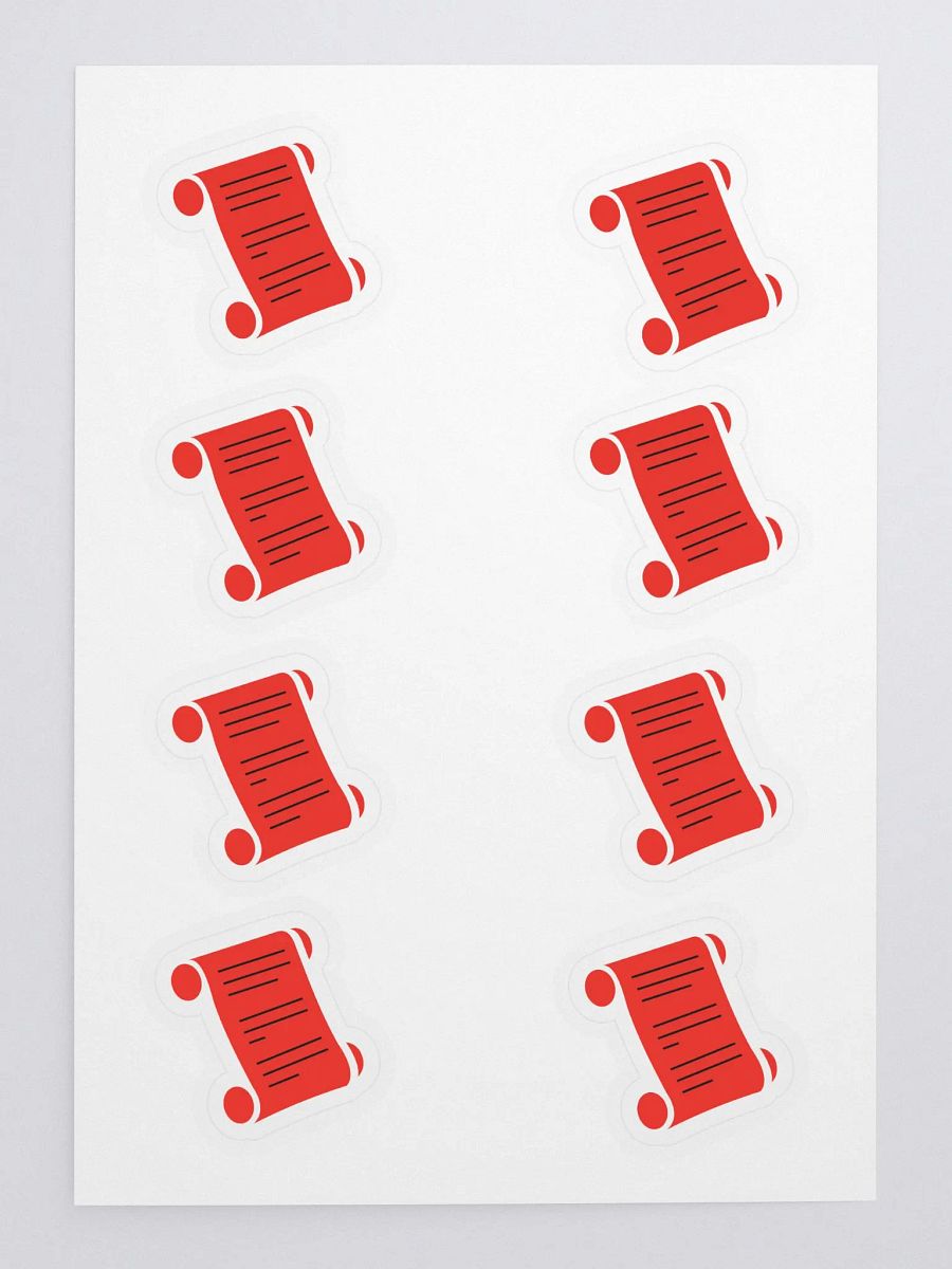The Forbidden Scrolls Sticker Sheet product image (3)