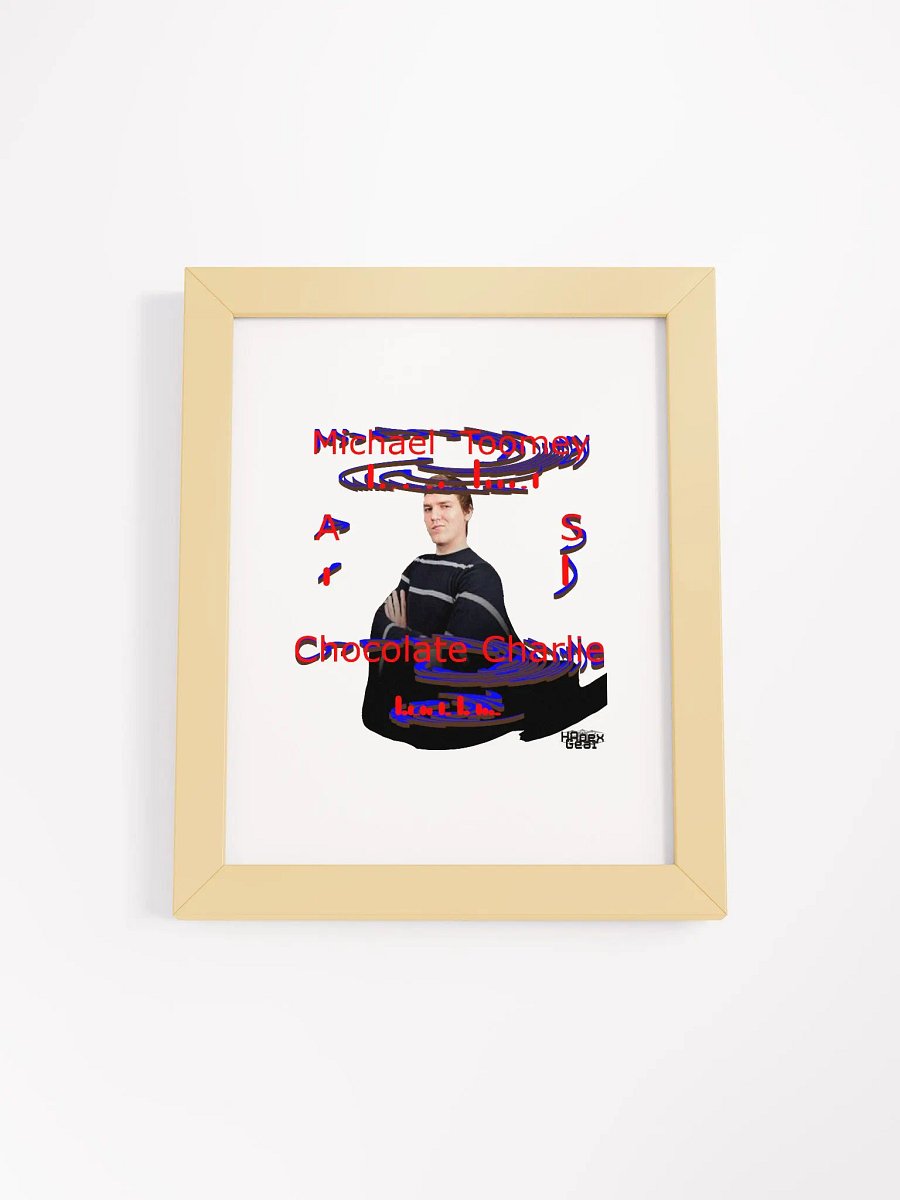 Michael Toomey As Chocolate Charlie 00 - Framed - High-Quality Matte Poster product image (1)