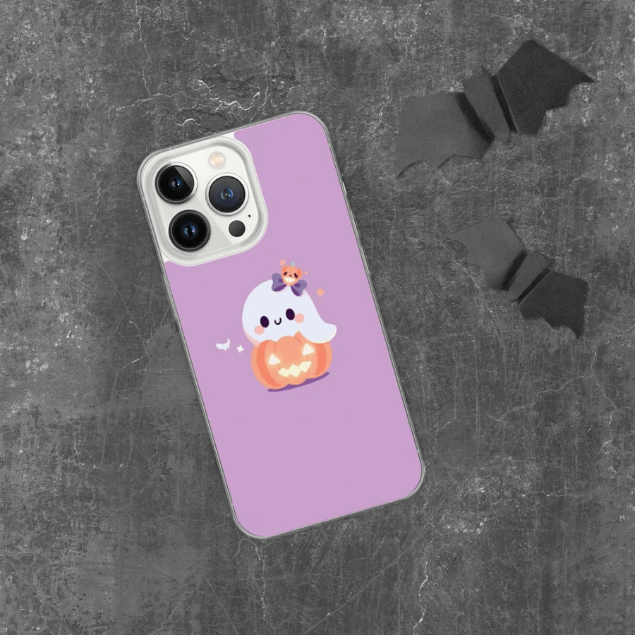 Spooky Pumpkin Ghost iPhone Case product image (32)