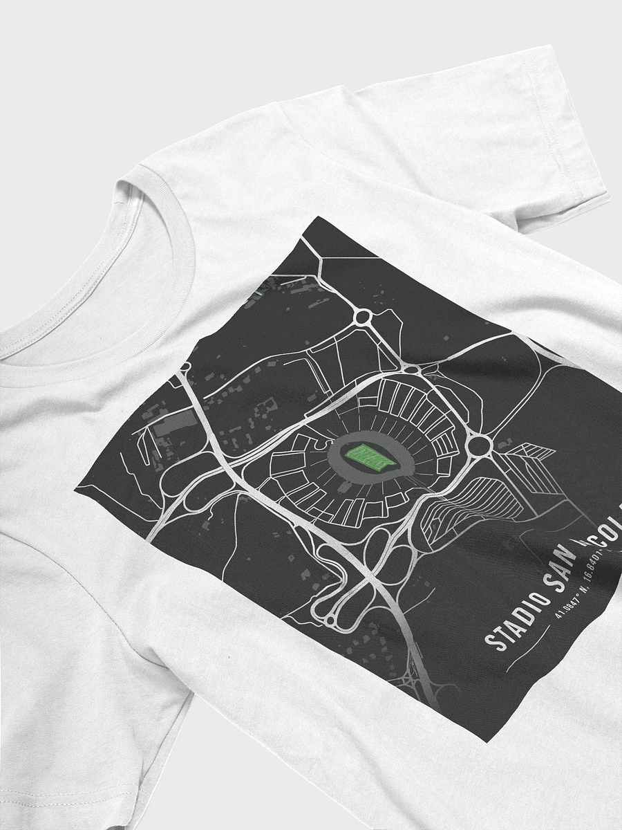 Bari Stadium Black Map Design T-Shirt product image (6)
