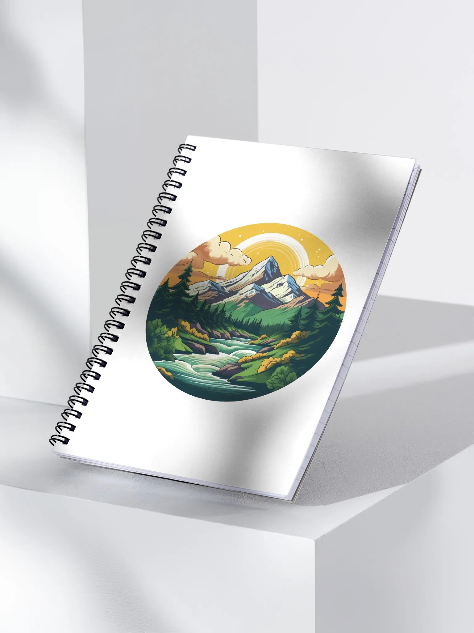 Morning Mountains notebook product image (4)