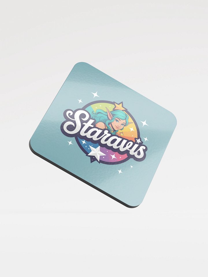 Retro Star Cork Coaster product image (1)