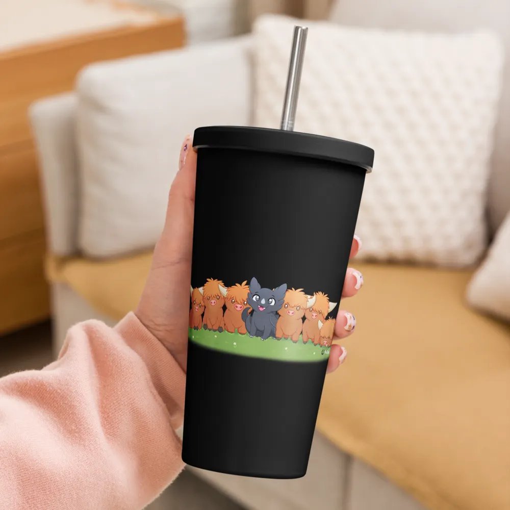 Highland tumbler with straw product image (6)