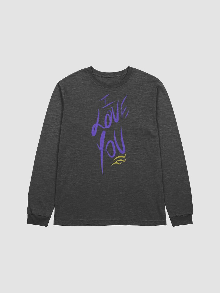 Whimsical Love Script Long Sleeve Tee product image (3)