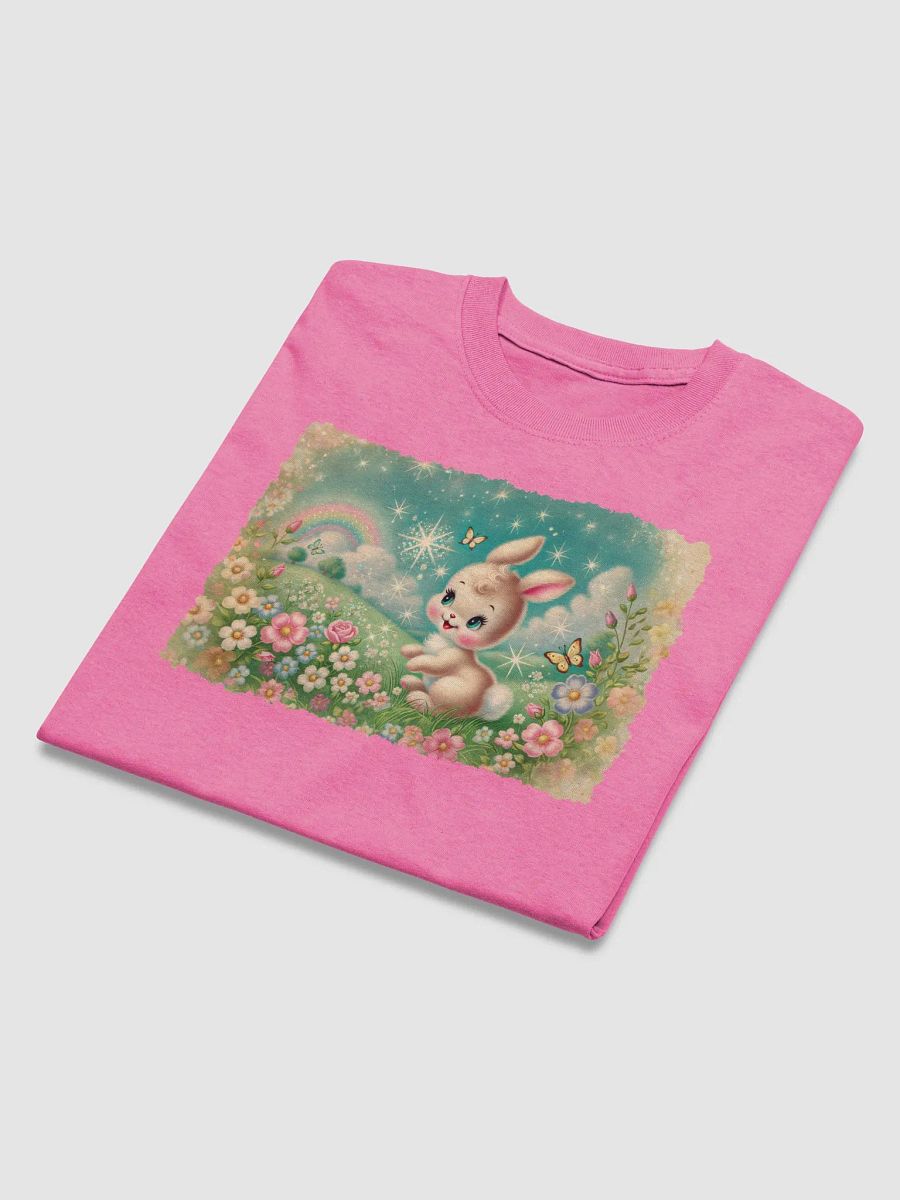 Rainbow Bunny Adult Unisex T-Shirt product image (4)