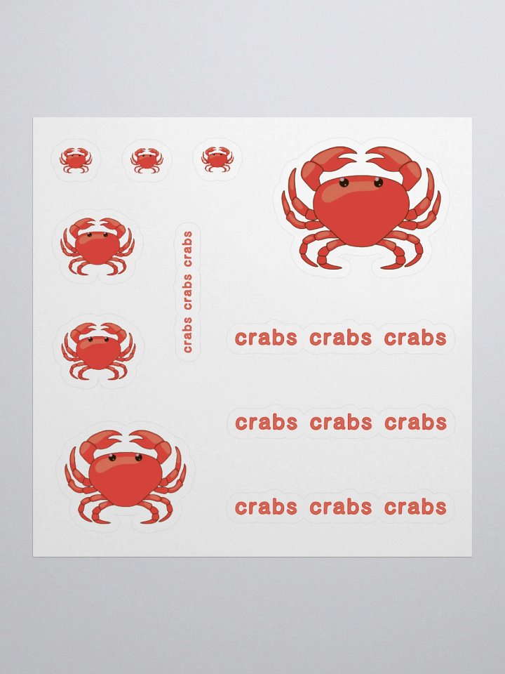 Crab Stickers product image (2)