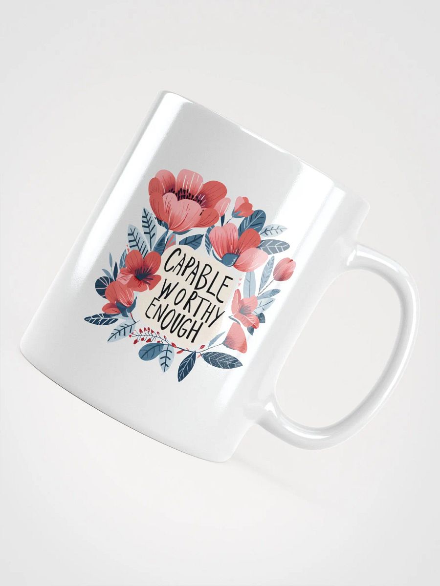 Capable Worthy Enough Coffee Mug product image (4)