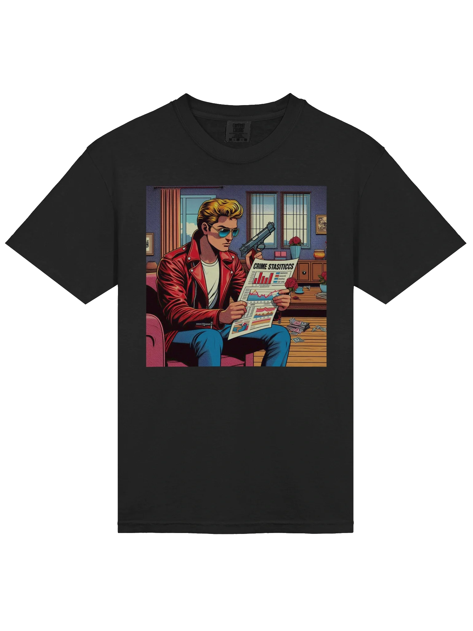 Thrill-R Crime Stats T-Shirt product image (29)