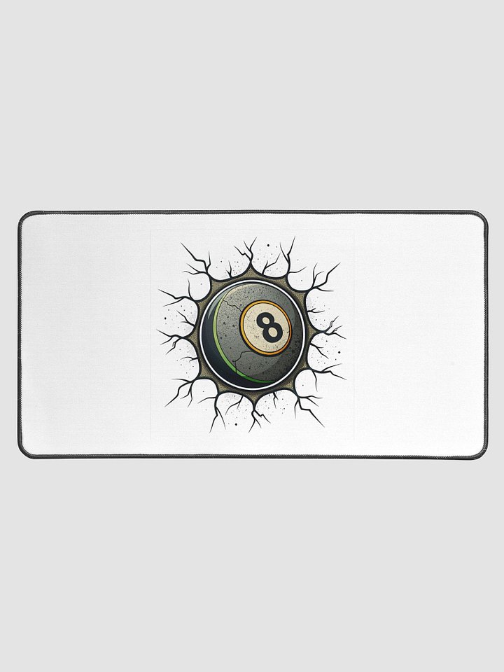 Cracked Eight-Ball Web Desk Mat product image (1)